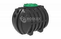 Емкость накопительная для канализации RODLEX-S3000 с горловиной 1000 мм и крышкой в Каменске-Уральском